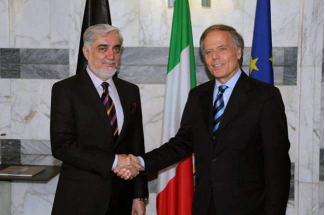  ایتالیا به همکاری‌ با افغانستان ادامه می‌دهد